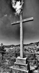 Towering cross