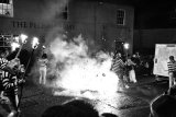 Drama outside the Pelham Arms