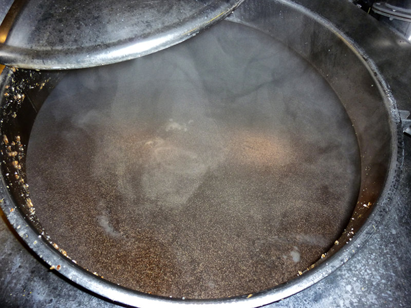 Mashing begins!