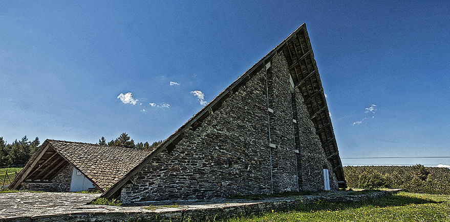 Futuristic church