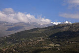 Snow capped mountains