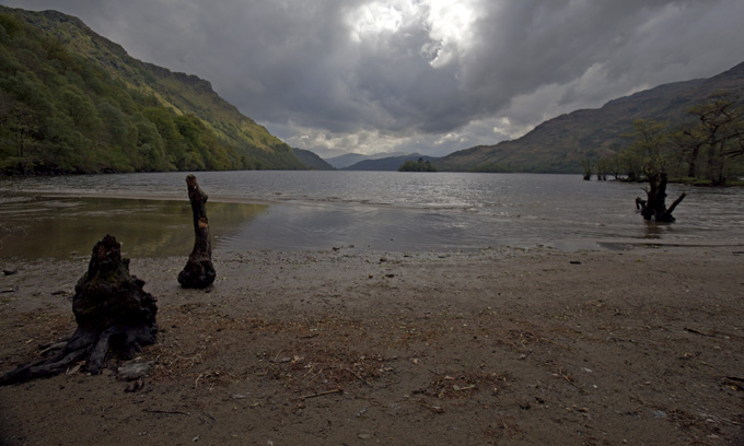 At the end of the loch