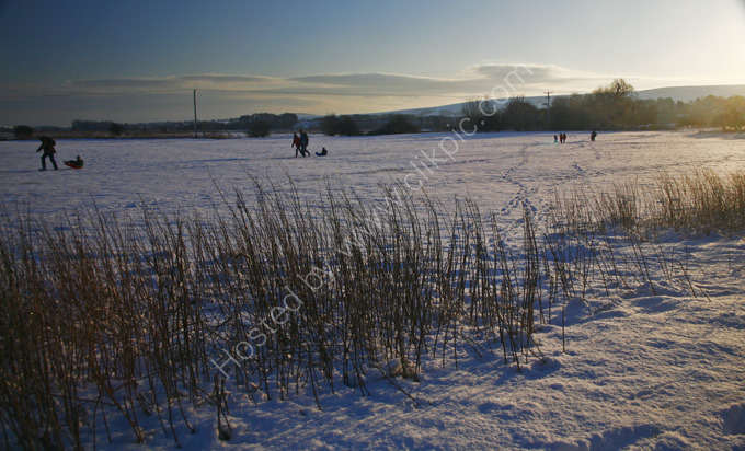 Trudging back to the warm