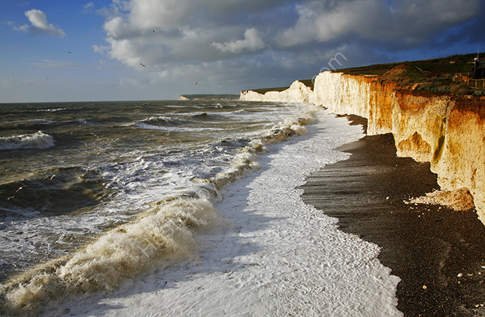 Stormy sea