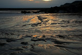 Sun on sand, low tide