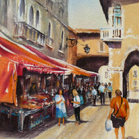 Near The Fishmarket, Venice