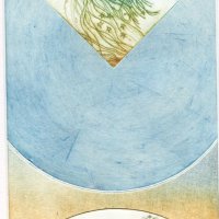 Morning II. Mixed Media.