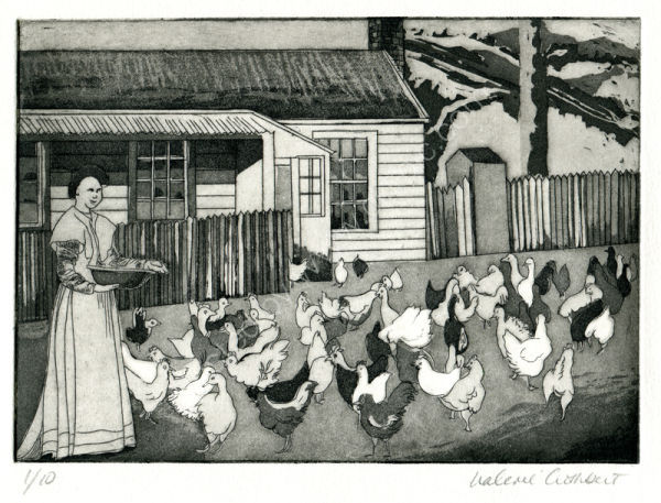 Feeding the Chooks
