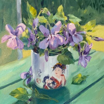 Violets and a Geisha