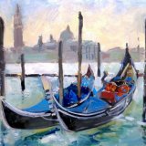 Gondola's at San Marco, Venice