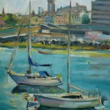 Towards Dun Laoghaire from the Motor Yacht Club