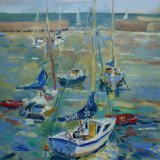 Choppy Day at Bray Sailing Club.  Sold