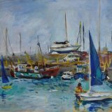 Setting out at the Coal Harbour, Dublin