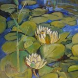 Water Lilies at How Hill.  Sold