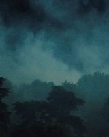 Blue landscape