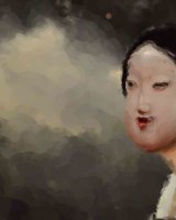 Girl with a peach earring 3
