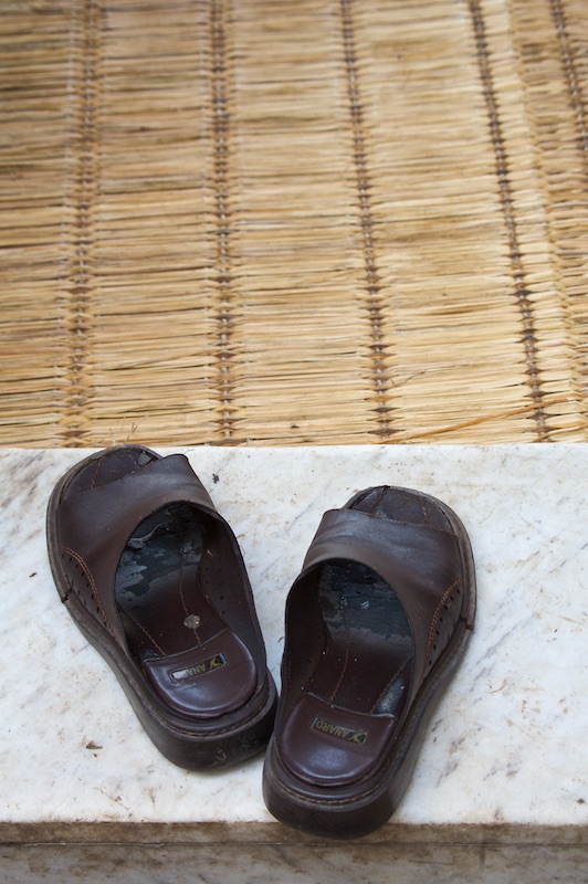 104-shoes outside mosque