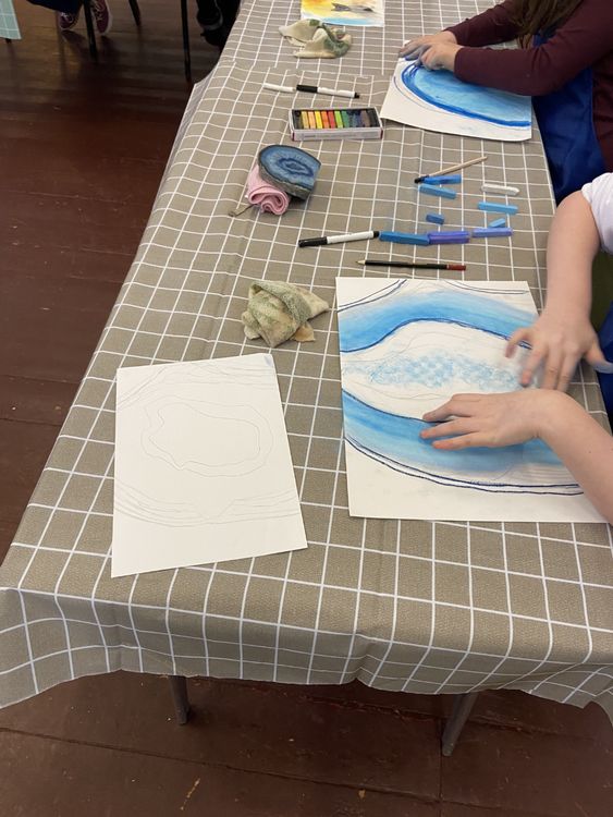O'Keefe work in progress 1
