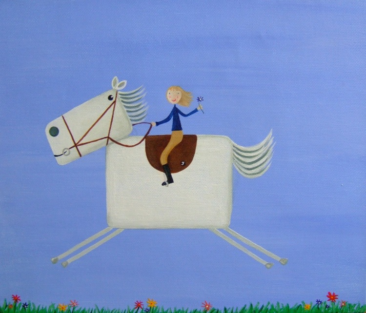 girl, riding