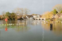 Flooded Fordingbridge, December 2012