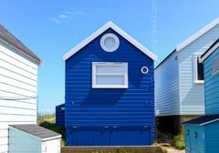 Beach Huts in Blue, Mudeford