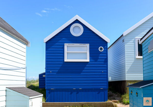 Beach Huts in Blue