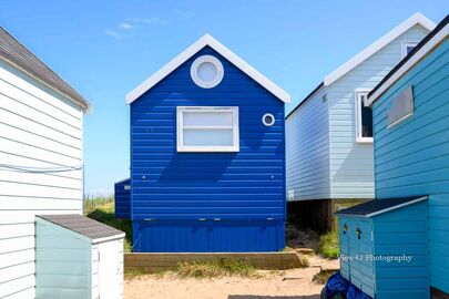 Blue Beach Huts, Mudeford, Dorset