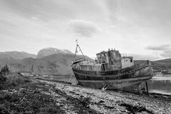 Shipwreck at Ben Nevis