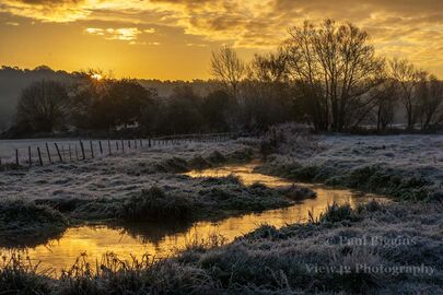 River of Gold at Sunrise, Avon Valley