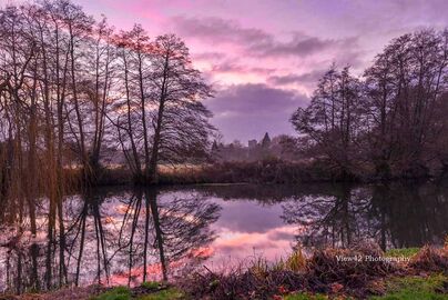 River Avon & Purple Sky, Fordingbridge