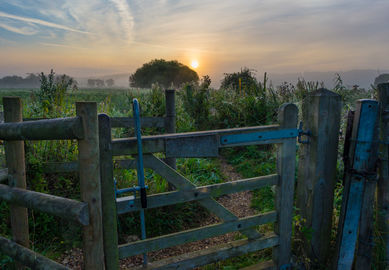 Gateway to The Morning, 16" x 12" incl. mount: £20