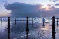 Storm Eleanor at Mudeford Quay