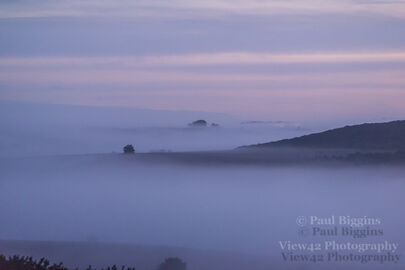 Mist in The Valleys (headlights in the distance)