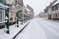 Beast From The East in Fordingbridge winter spring 2018 Fordingbridge New Forest