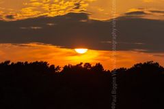 June Sunset summer 2018 Fordingbridge New Forest