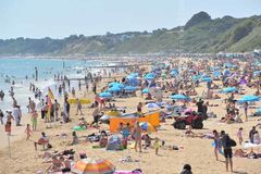 Heatwave on Bournemouth Beach
