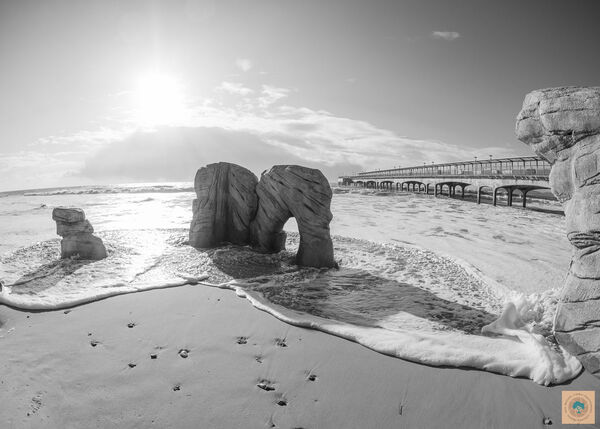 Winter Sun at Boscombe Pier