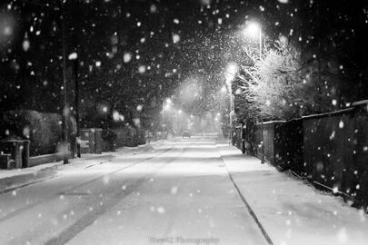 Snowstorm on Salisbury Road