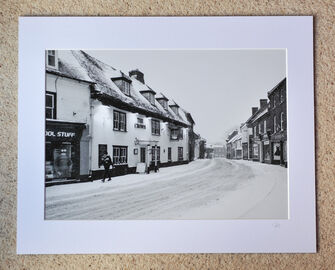 Beast From The East in Fordingbridge, A3 print with 20" x 16" mount. £28