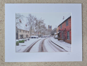 Church Street, Fordingbridge, A4 print with 16" x 12" mount. £20