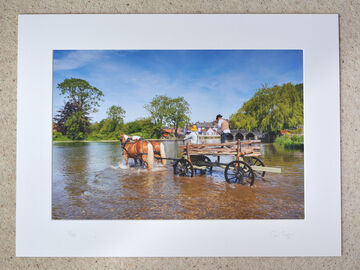 The Hay Wain, A3+ print with 24" x 18" mount, fine art paper. Limited Edition. Special Offer £40