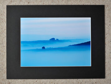 Misty Morning on The New Forest, A4 print with 16" x 12" mount. £20
