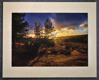 Warming Winter, Deadman Hill, A3 print with 20" x 16" mount. £28
