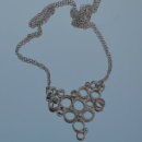 Sterling silver tube necklace