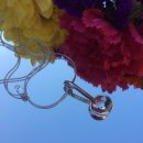 Sterling silver sieve pendant
