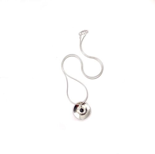 Sterling silver cup of tea pendant