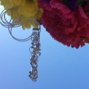 Sterling silver curly pendant