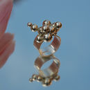 Sterling silver ring with lots of balls!