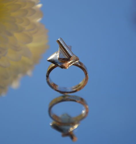 Sterling silver scrap ring