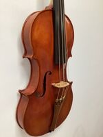 H8 Baroque violin 1787 side view